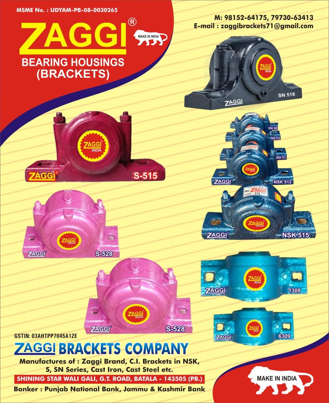 Zaggi Brackets manufacturing unit